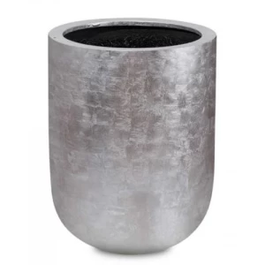 Silver Stone Plant Pot 44x34 cm, Durable Indoor/Outdoor | Sultan Garden Center