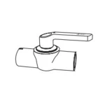 محبس سكين ربع لفة تيكو، مقاس 32 مم، لون اخضر | شركه المني