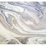 Chinese Marble substitute for lounges Rectangle ,Size 290 × 120cm , blue resin, wavy blue with gold