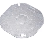 غطاء كهرباء مثمن صلب مجلفن مقاس 4 انش، مقاس الفتحة 1/2 انش | الروف