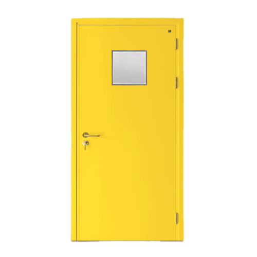 Fire Door SF/SD Galvanized Steel 1950x900 mm Yellow | SFFECO