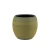 Ceramic plant vase brown color size 20x22 cm