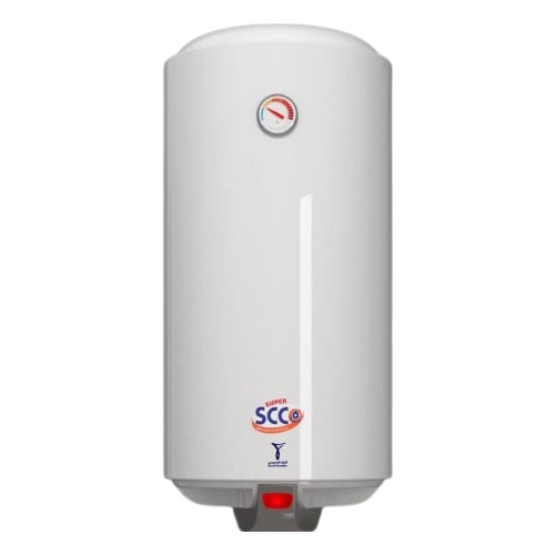 Vertical Electric Water Heater 100 Liter Capacity White, 1500 WATT 220/240 V | Saudi Ceramics
