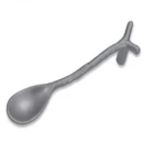 مسكة خزانة المطبخ زنك ، شكل معلقه ؛ مقاس 76مم ، تشطيب نيكل مصنفر - نحاس اصفر معتق ( برونزي )