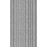 Soundproof wood alternative cladding, gray color, height 290 cm, model 47-104