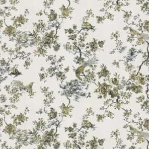 Italian Wallpaper Floral Design 10mx1.06m Gold with Beige | Balbaid Decor Company