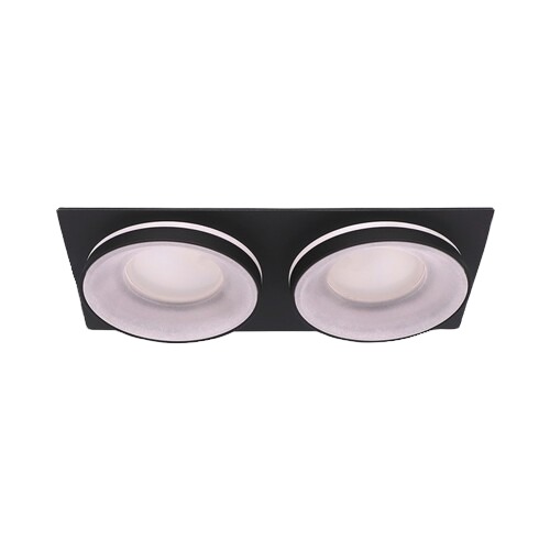 Double Yak Downlight Adjustable 182×92×41 mm Black GU10 | Yak