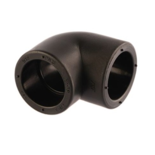 PPR Plastic Elbow 90 Degree Size 25 mm Outside Diameter 34 mm Black | Ask Thermal Pipes Factory