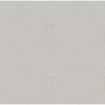 Italian Geometric Wall Covering size 10m x 0.73m, Pale Grey Color, Model Z90004