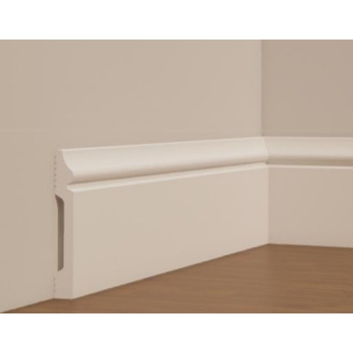 Fiber Cyclo Skirting 80 cm Width, 12 cm Height, White Color | Classhouse for Decorations