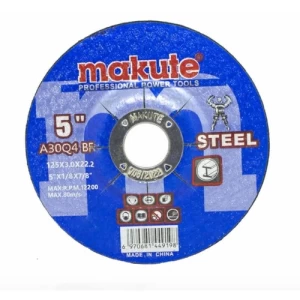 Iron Cutting Disc 5 inch, 125×3.0×22.2 mm, 12200 rpm | Makute