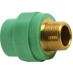 PPR Adapter with Male Thread Size 40×1 1/4 mm  Green Color | Al-Zamil     