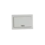 مفتاح كباس مفرد جرس كي1، أبيض اللون، 10 أمبير، مقاس 7×7 سم