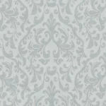 ورق جداري الماني لون رمادي فاتح تصميم كلاسيك، مقاس 10م×0.53سم