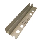 Small Aluminum Glass Holder Accessory, Size 240 × 1.3 cm, Matte Silver Color