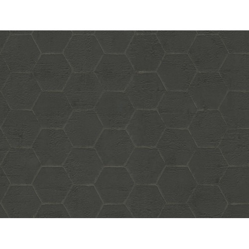 Italian Geometric Wallpaper 10m x 0.73m Dark Gray, Model Z90043 | Balbaid Decor Company