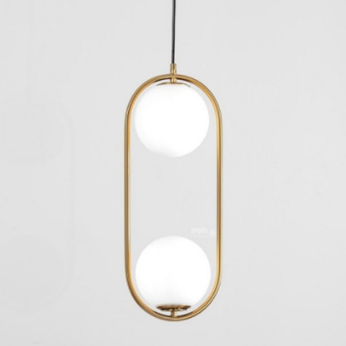 Modern Pendant Light 50×20×10 cm Gold | White | 47533