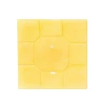 Cement flooring tiles, size 40×40×4 cm, Yellow color | Al Wasd Industrial