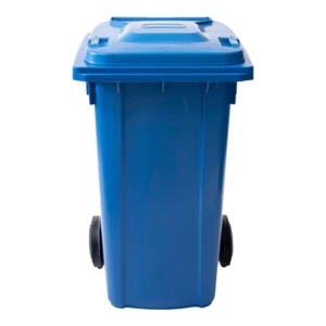 حاوية نفايات بلاستيك HDPE سعة 120 لتر 54×44.5×90 سم أزرق | مصنع الفريدي للصناعات البلاستيكية