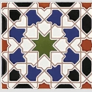 Moroccan Ceramic Tera Relief Cobalto 28x14 cm, 8.5 mm Thickness | 381