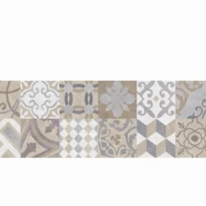 Matte Ceramic Wall Tiles 31.6×100 cm, 9 mm Thickness, Multicolor | 