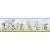 Youth and children Wallpaper, blue and green Color, Length 10m, Width 0.53m, Model 296105 