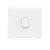 Electrical light switch intermediate 1 gang 20 Amp ALF Alfanar Size 7×7 cm Color White 