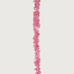 Pink Flower Garland, Pink Color, Size 203x7 cm