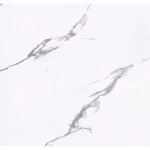 بديل رخام للديكور صيني مقاس 290 × 122 سم مستطيل الشكل لون ابيض عروق بنى 