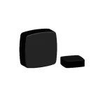 CLASSICO Square Interlock Pavement Tiles, Dimensions 115x115x 80 mm, Thickness 80 mm, Black Color | Opal Company 