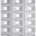 Stone replacement foam panels, size 120 x 30 cm, white color, Chinese