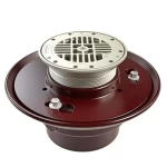 Stainless Steel 304 Indoor Drains, 50 mm, with Square Strainer | Saudi Cast Factory