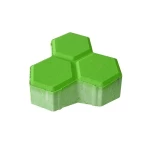 بلاط انترلوك دلتا سمك 8 سم مقاس 8.7×17.7 سم لون اخضر | شركة ارتك