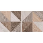 Porcelain Floors Size 33.15x33.15 cm, Beige and Brown Color