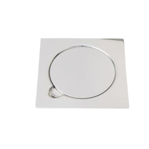 Bathroom Drain Square Shape 15x15 cm Titanium Color | N116.159