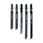 Reciprocating saw blade set 5 pieces, Makita brand