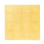 Decorative Tile for Flooring with Classic Design, Size 40x40x4 cm, Yellow Color | Al Sarif Company