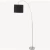 Floor Lamp in White and Black, Size 176x38x124 cm