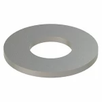 Flat stainless steel washer, size 5/16 inch, Grainger brand