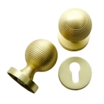 Separated Movable Door Handles, Gold Color
