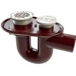 صفاية مويه ارضيه حديد زهر 75 ملي| مصنع سعودي كاست