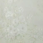 Floral Wallpaper, Length 15.6 meters, Width 106 cm, light purple with gray Color