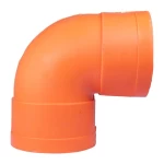 UPVC Elbow 90° Size   1 inch  Orange  Color  | Almona Company