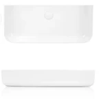 Rectangular Ceramic Counter Top Wash Basin Size 42 cm, Brilliant White Color