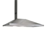 مروحة شفط هرمي استانلس ستيل، عرض 90 سم، قوة شفط 400 م³، مفاتيح تحكم يدوية 