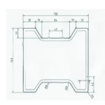 Behaton Interlock Tiles, Dark Gray color Size 198x163x80 mm | Opal Company