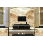 Chinese Marble alternative to kitchens Length 290 cm Width 244 cm, Rectangular Shape,Beige with golden veins color