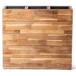 مركن زراعة مصنوع من الخشب، أبعاد 84×30×75 سم لون خشبي