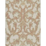 Italian Wall Decoration, Pale Beige Color, Length 10 m, Width 0.73 m, Model 24035