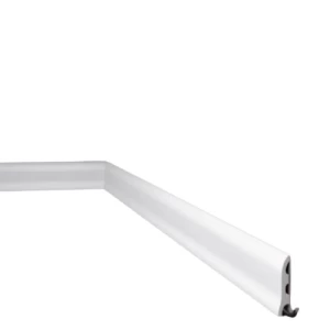 Belgian Foam Wall Skirting Length 2m Width 17mm Height 55mm White | FL3